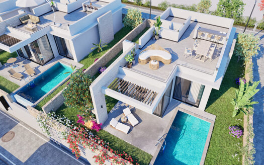 Panoramic sea view villas for sale in Esentepe, Northern Cyprus